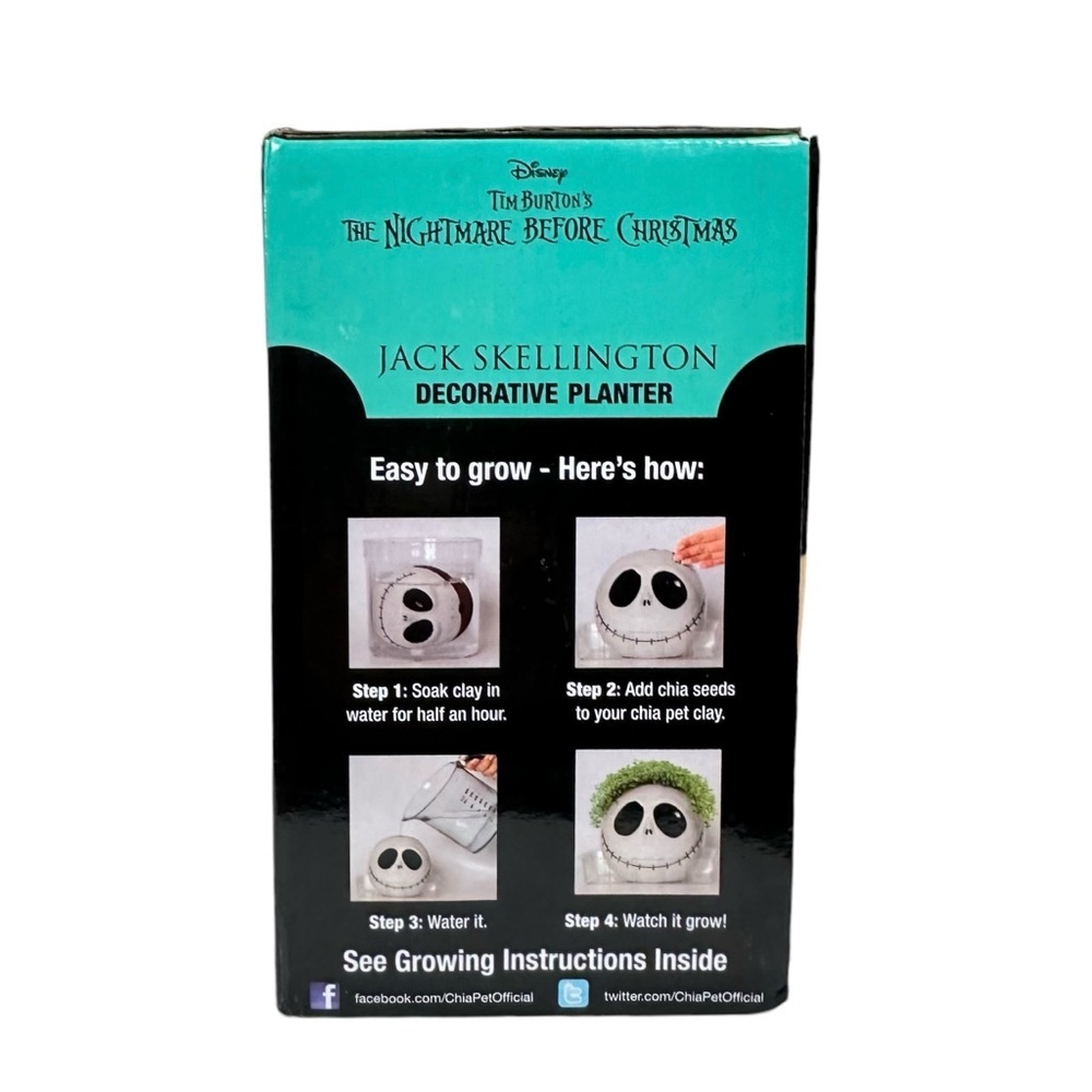 JACK SKELLINGTON THE NIGHTMARE BEFORE CHRISTMAS Chia Pet - Picture 6 of 7